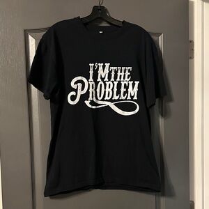 I’m the problem men’s Black Graphic T-Shirt